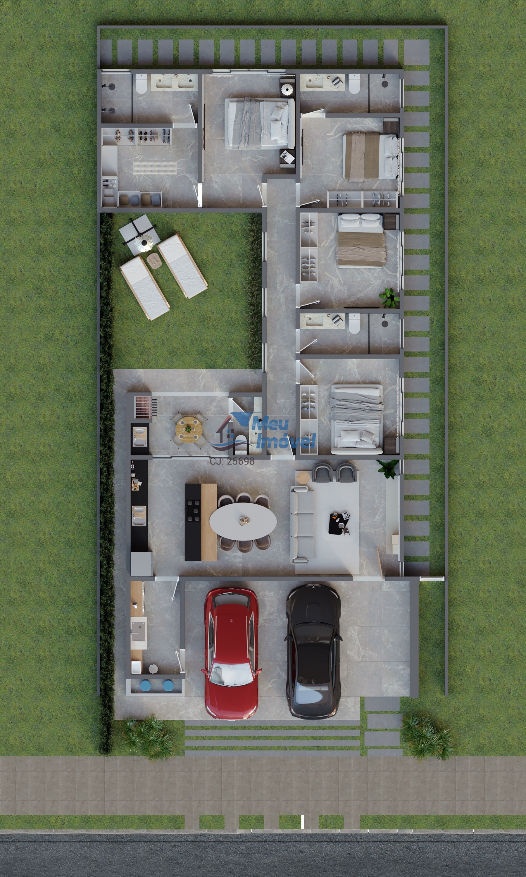 Quadra 7 Aldeia III Luziânia Casa 4 Quartos 2 Suítes 2 Vagas 190m² Lazer Closet
