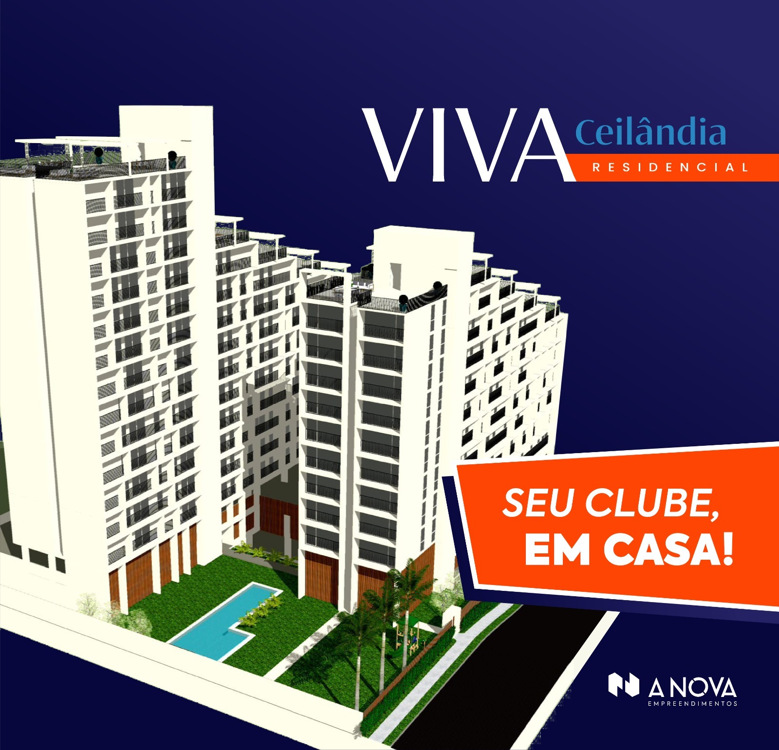 Qnn 31 viva residencial ágio apartamento 2 quartos 1 vaga 42
