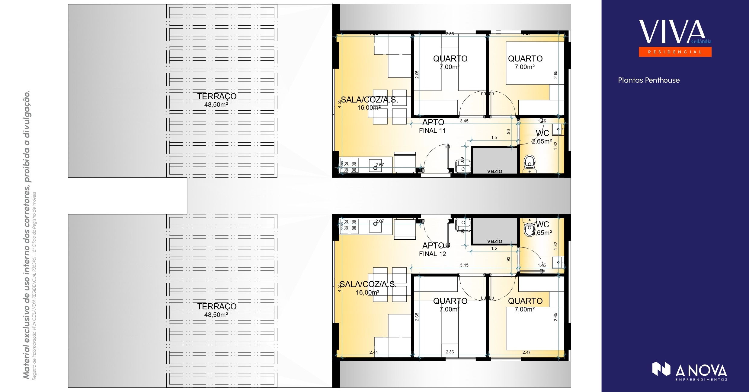 QNN 31 Viva Residencial Ágio Apartamento 2 Quartos 1 Vaga 42m² Lazer Porcelanato
