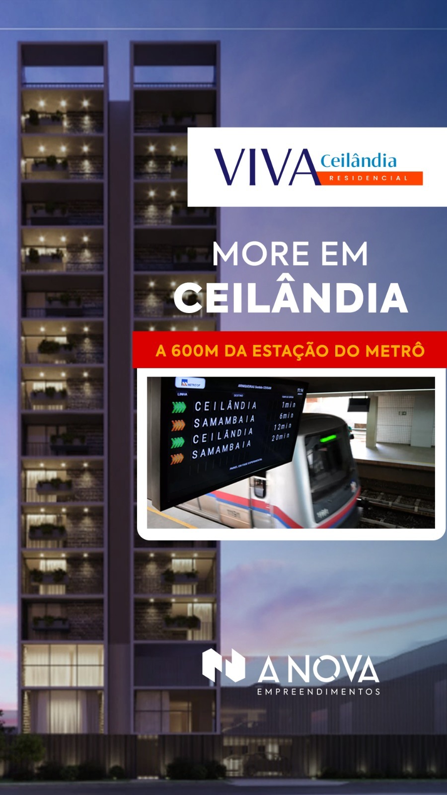 QNN 31 Viva Residencial Ágio Apartamento 2 Quartos 1 Vaga 42m² Lazer Porcelanato