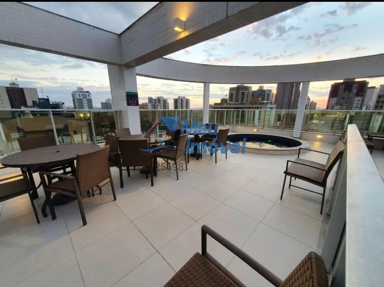 Le paysage águas claras apto 1 quarto 1 vaga 46m² porcelanat