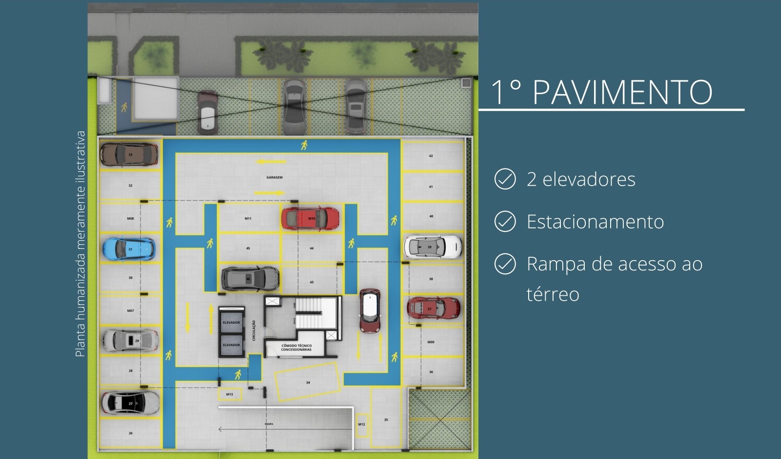 Residencial Iohana Reis Samambaia Norte APTO 2 Quartos 1 Vaga 47,6m² Varanda