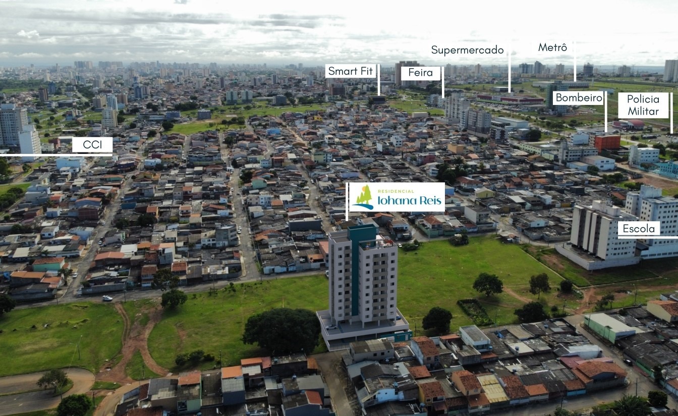 Residencial Iohana Reis Samambaia Norte APTO 2 Quartos 1 Vaga 47,6m² Varanda