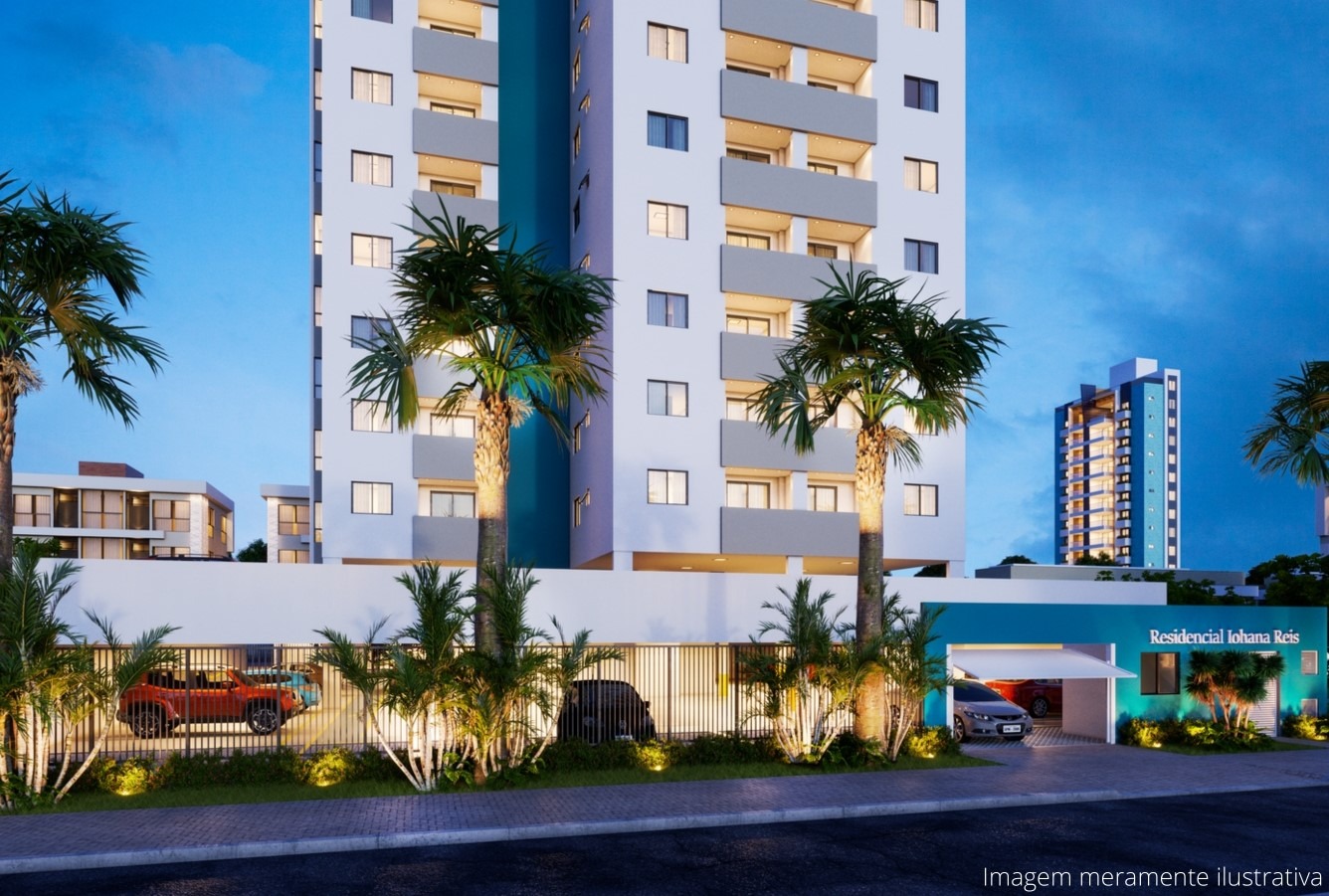 Residencial Iohana Reis Samambaia Norte APTO 2 Quartos 1 Vaga 47,6m² Varanda