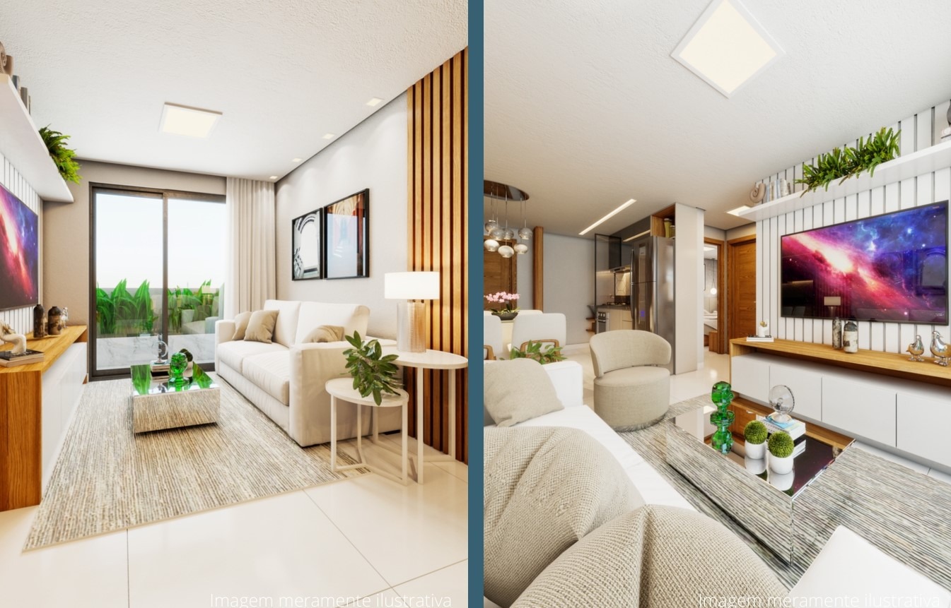 Residencial Iohana Reis Samambaia Norte APTO 2 Quartos 1 Vaga 47,6m² Varanda
