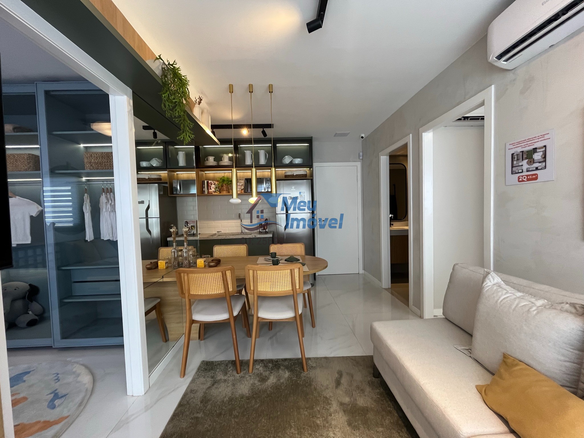 Qi 416 residencial vida 2 quartos 45m² 1 vaga novo lazer ac 
