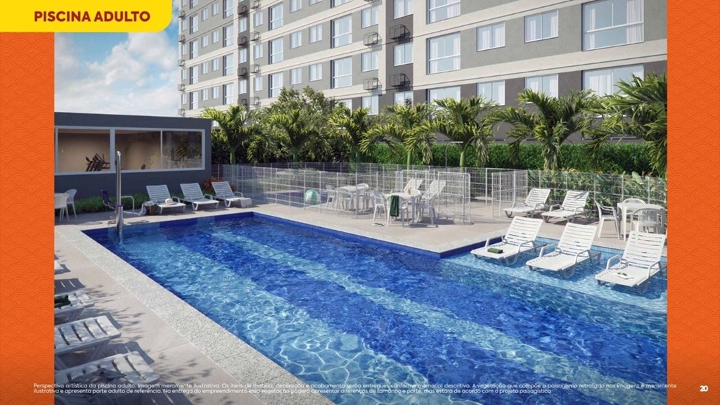 QI 416 Residencial VIDA 2 quartos 45m² 1 Vaga Novo Lazer Ac FGTS