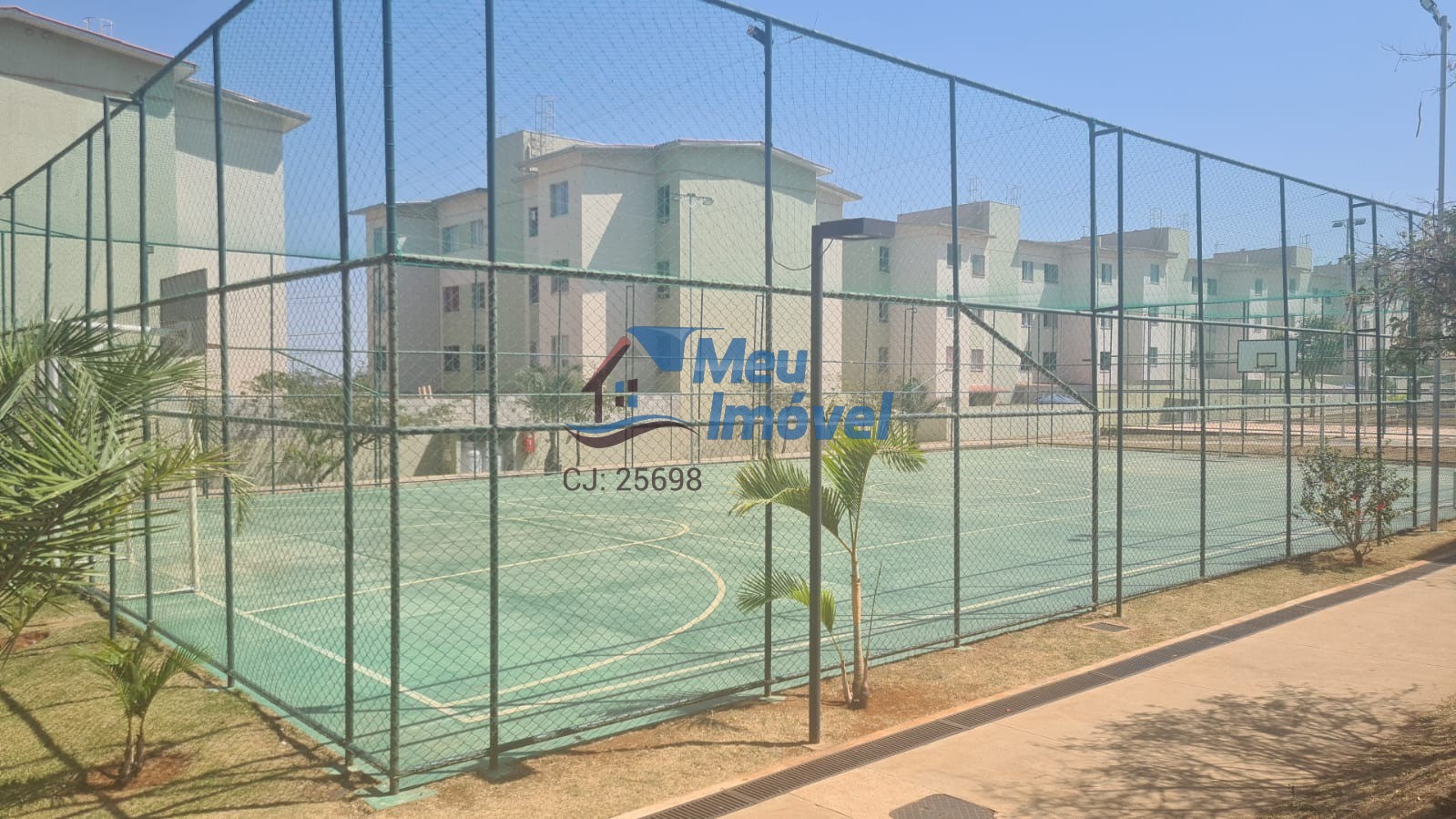 Total ville santa maria apto 2 quartos 1 vaga 45m² portaria 