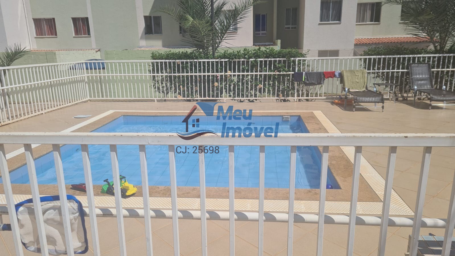 Total Ville Santa Maria APTO 2 Quartos 1 Vaga 45m² Portaria Área de Lazer Gás