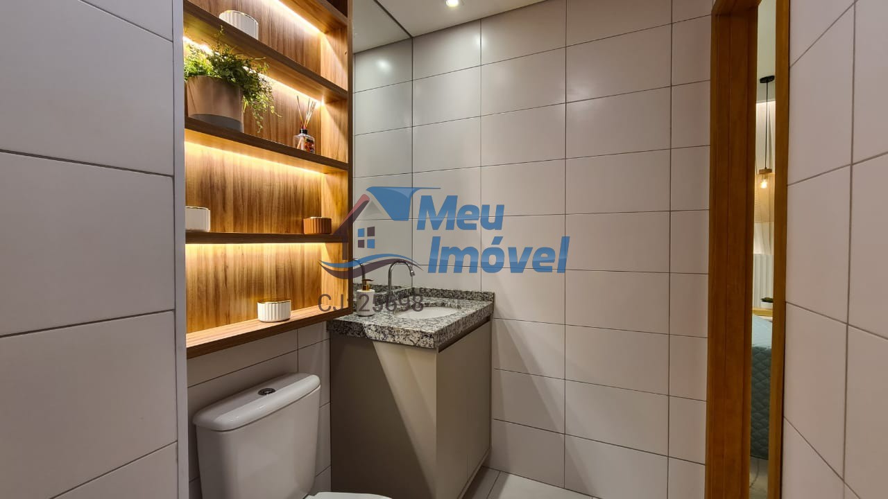 Qn 120 pop house 2 quartos 1 suíte 1 vaga 54m² varanda ac fg
