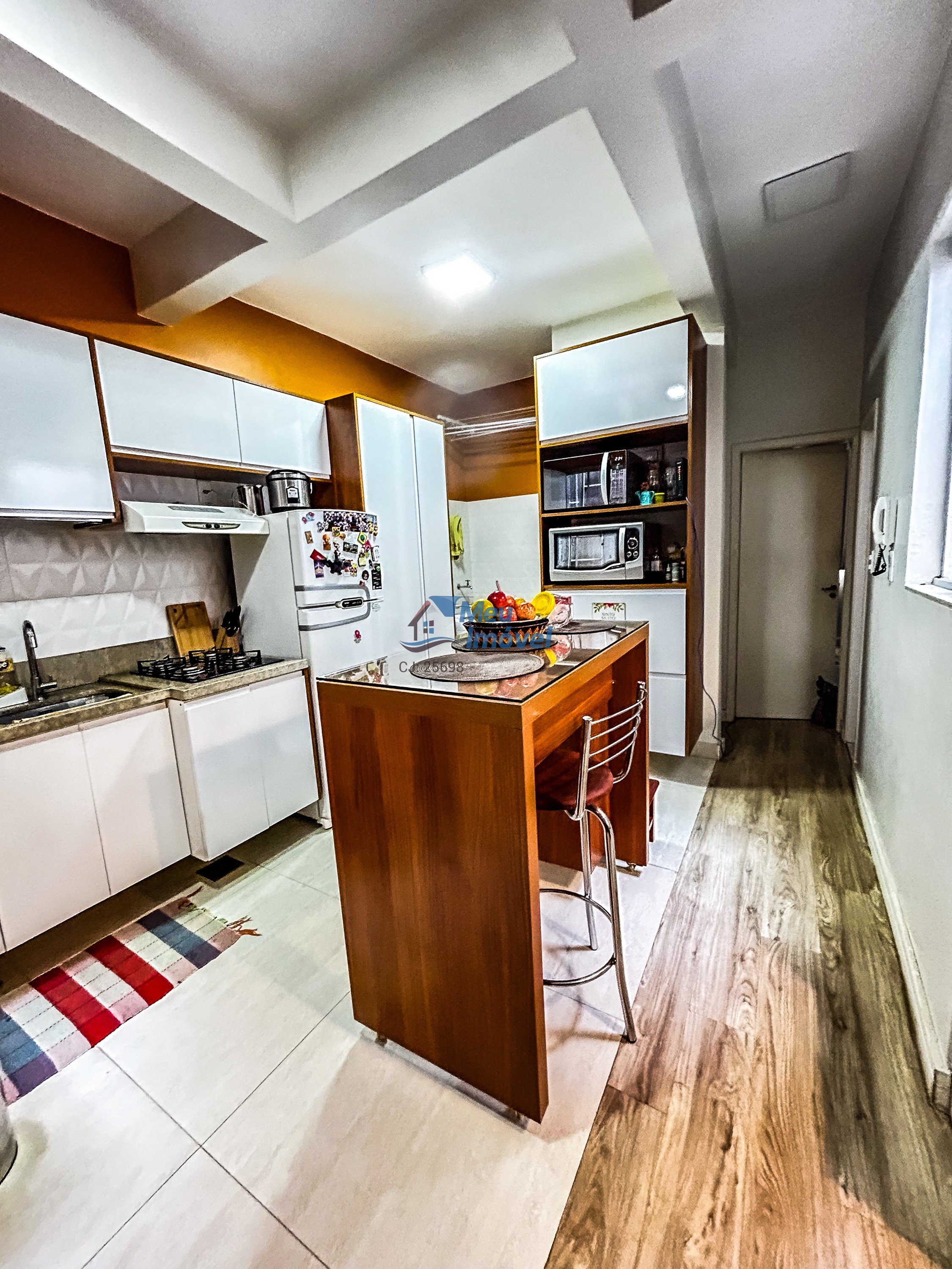 Núcleo bandeirante apto 2 quartos 47,90m² sala cozinha ilumi