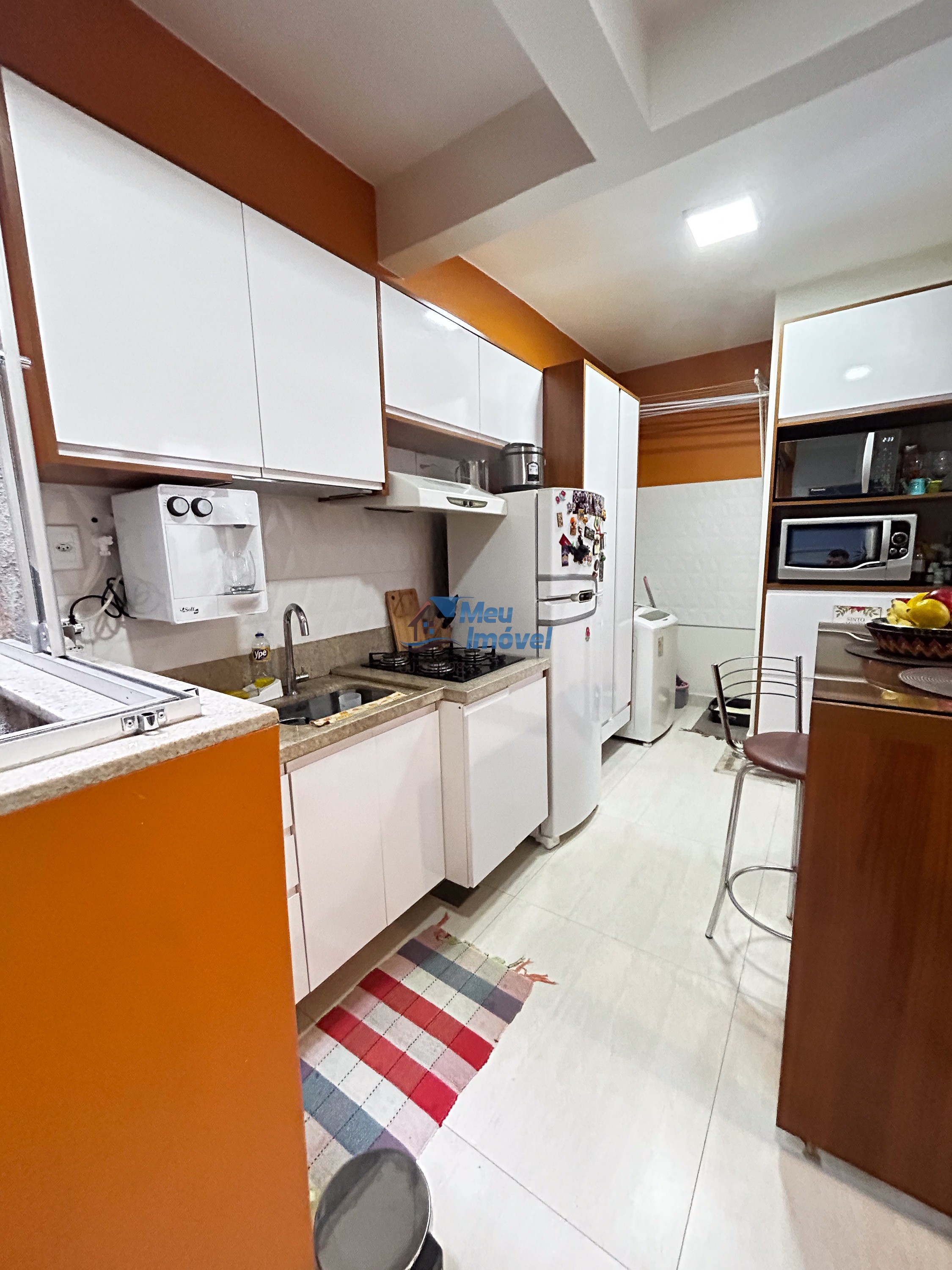 Núcleo bandeirante apto 2 quartos 47,90m² sala cozinha ilumi