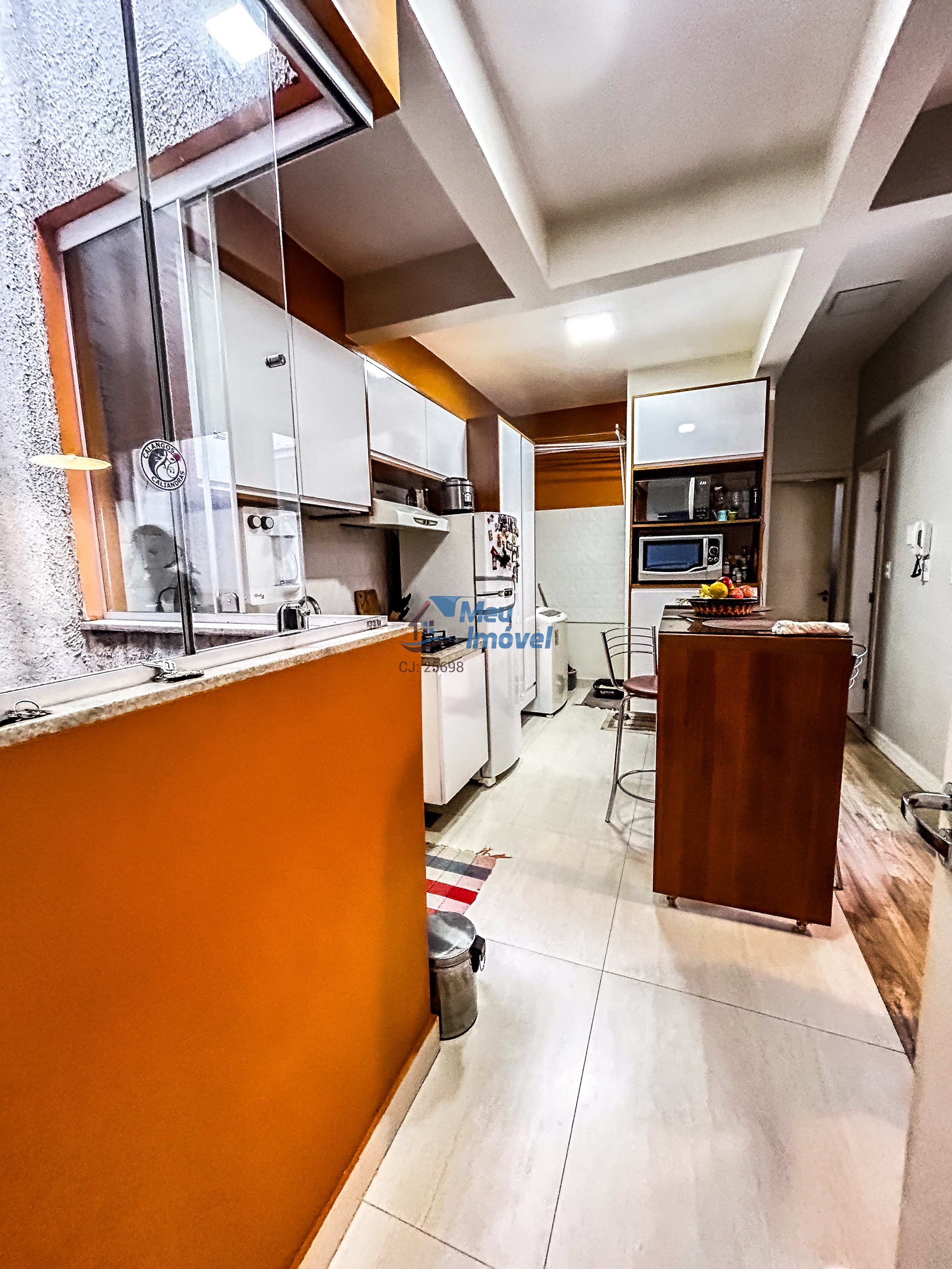 Núcleo bandeirante apto 2 quartos 47,90m² sala cozinha ilumi