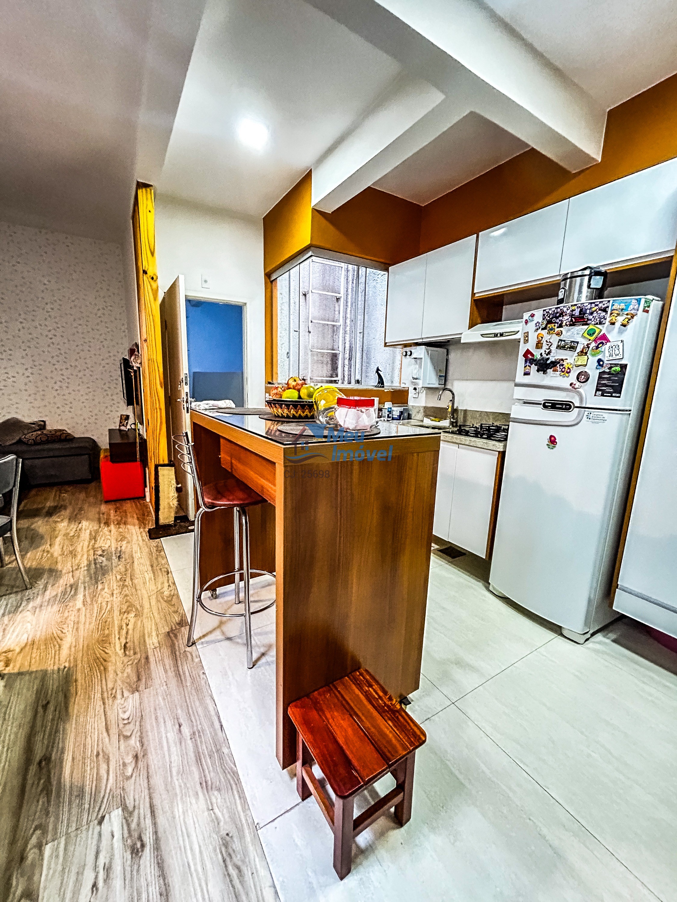Núcleo bandeirante apto 2 quartos 47,90m² sala cozinha ilumi