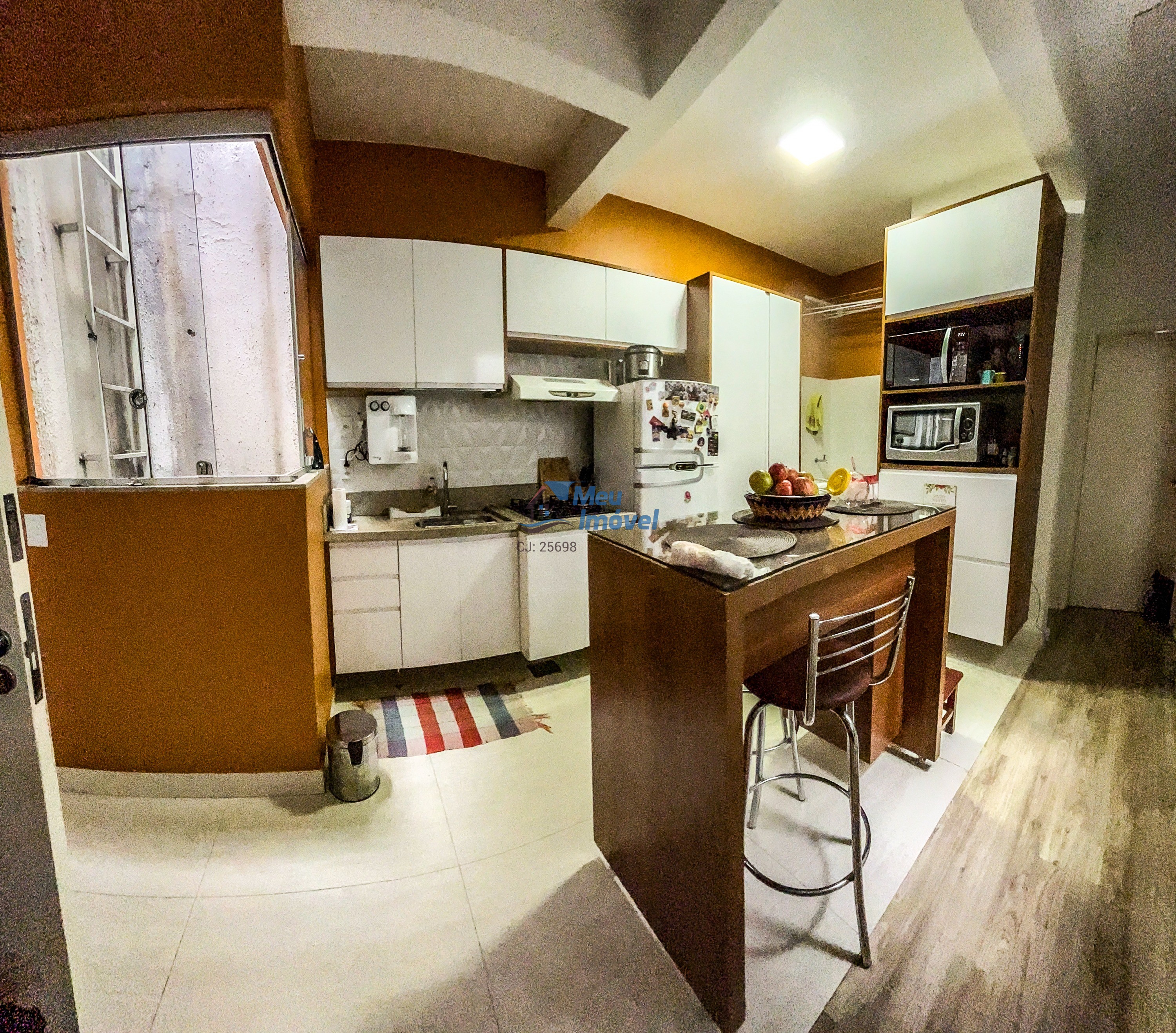 Núcleo bandeirante apto 2 quartos 47,90m² sala cozinha ilumi