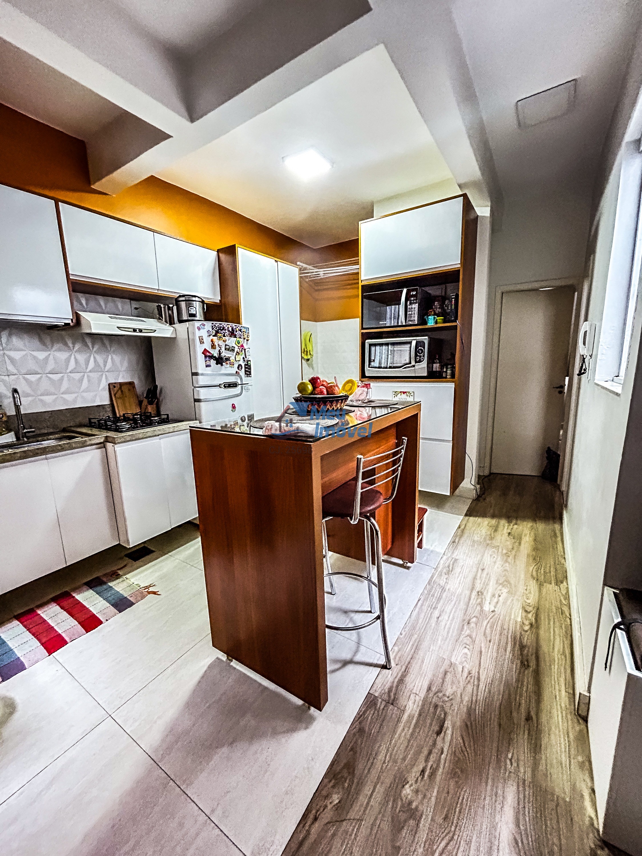 Núcleo bandeirante apto 2 quartos 47,90m² sala cozinha ilumi