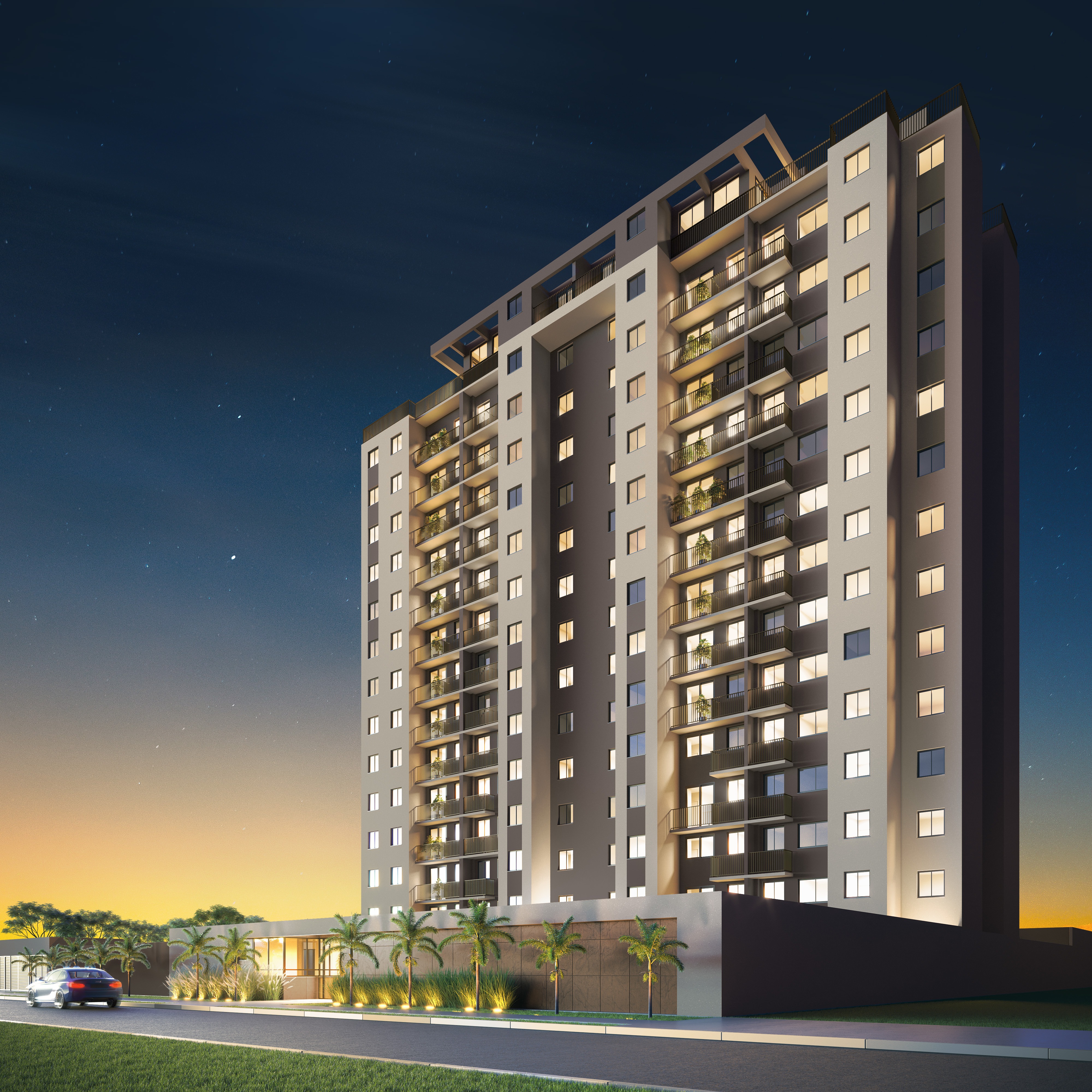 Residencial Next Taguatinga Garden 2 Quartos 1 Suíte 1 Vaga 74,10m² Lazer Completo