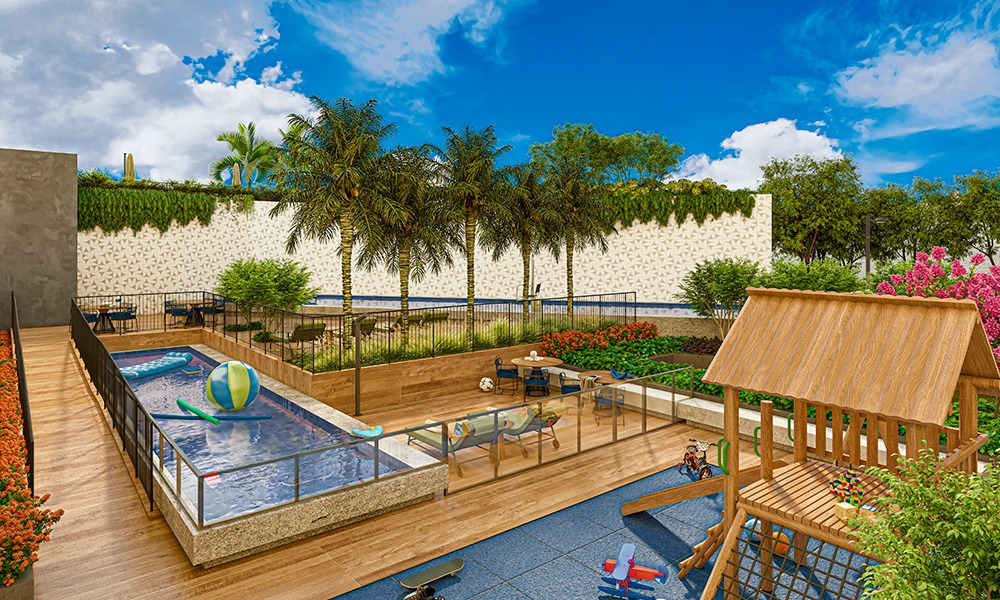 Rua 03 norte Lux Home Apartamento 2 e 3 Quartos na Planta 65m² a 71m² Lazer