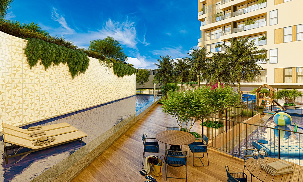Rua 03 norte Lux Home Apartamento 2 e 3 Quartos na Planta 65m² a 71m² Lazer