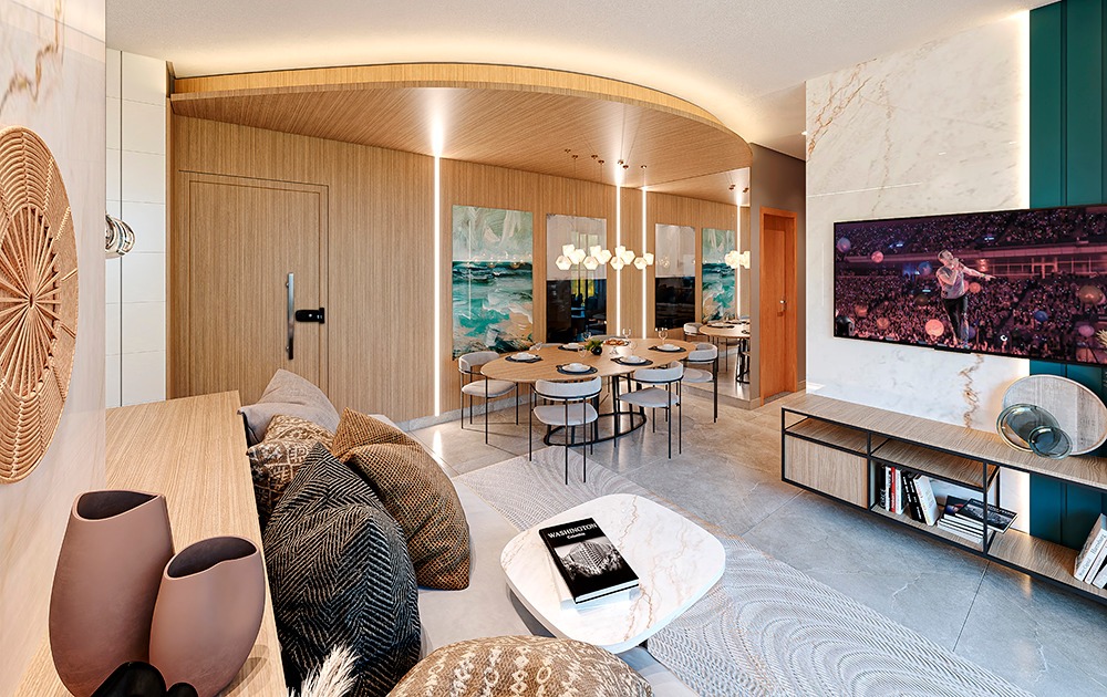 Rua 03 norte Lux Home Apartamento 2 e 3 Quartos na Planta 65m² a 71m² Lazer