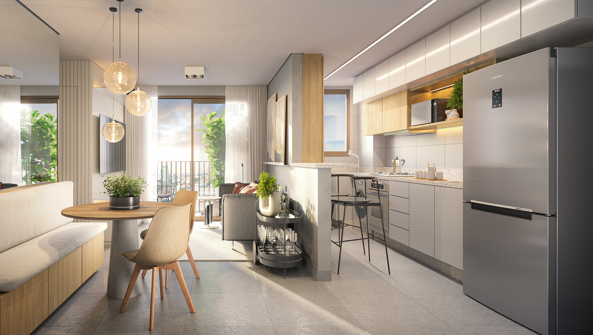 Residencial next taguatinga 2 quartos 1 vaga 49m² torre únic