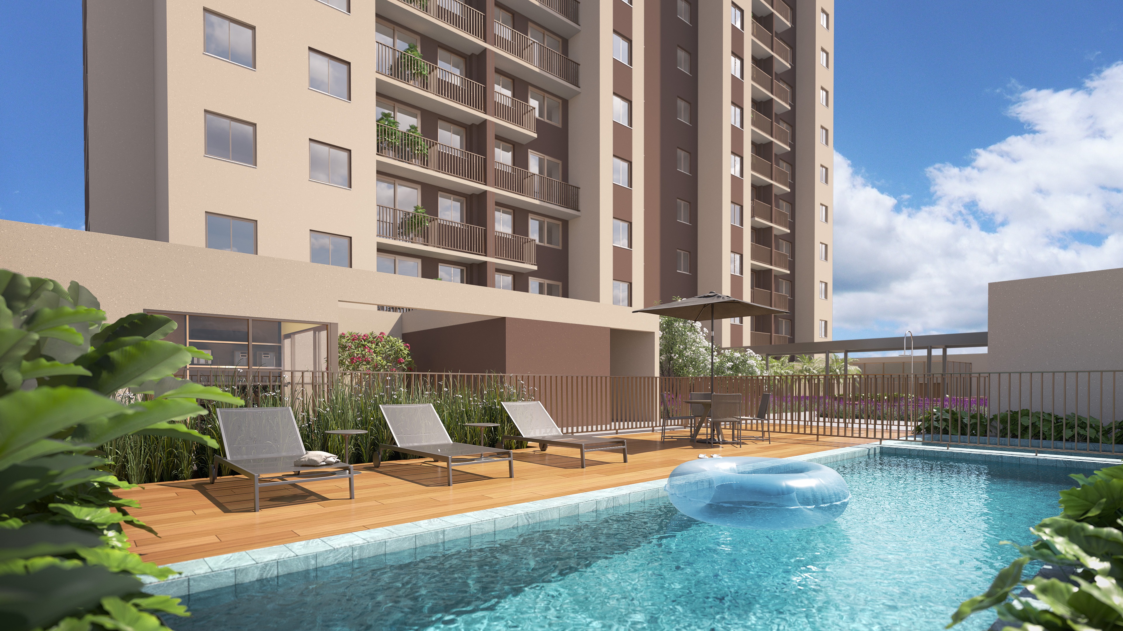 Residencial next taguatinga 2 quartos 1 vaga 49m² torre únic