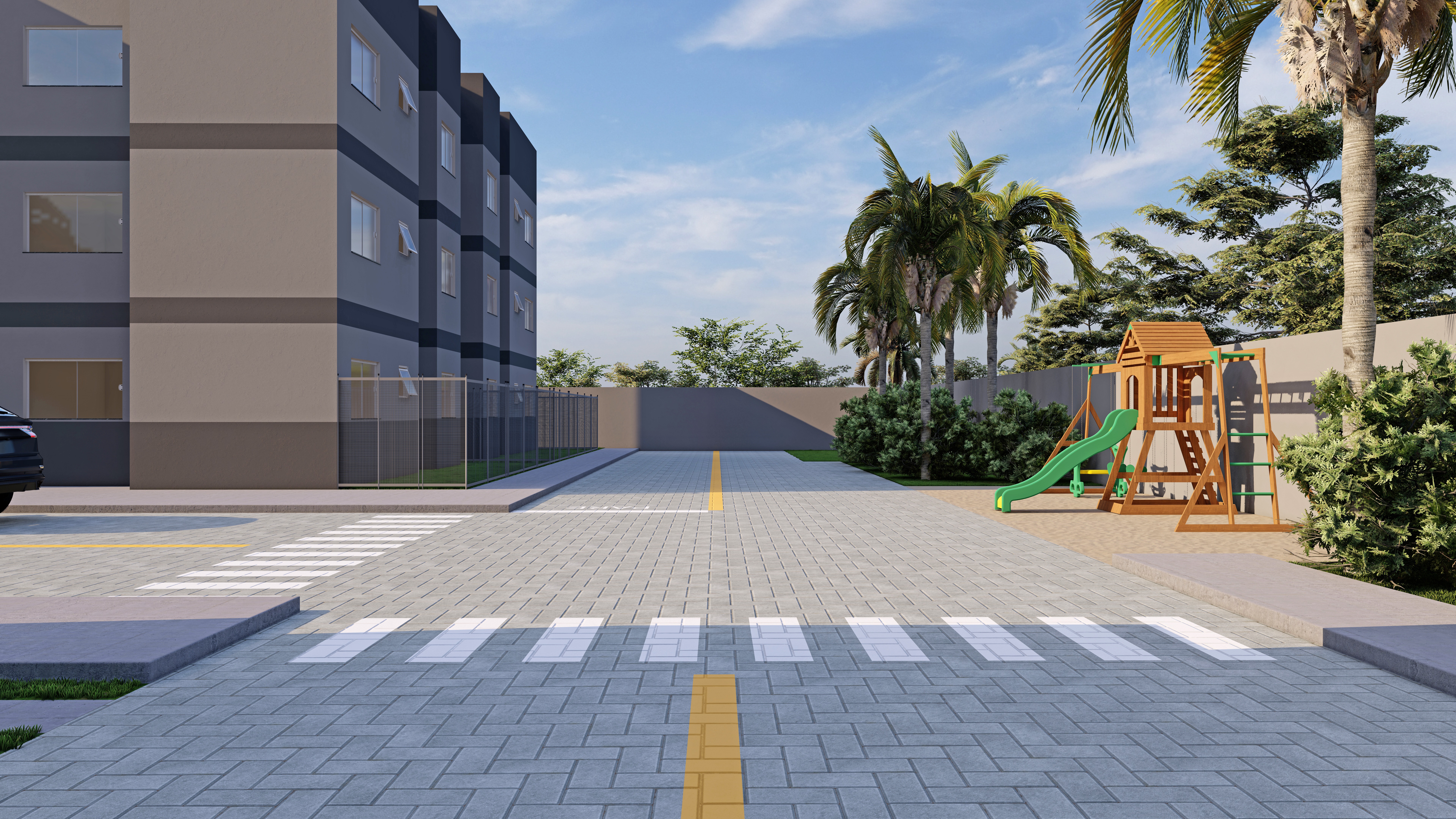 Residencial Londres Cidade Ocidental APTO 2 Quartos 1 Vaga 41,78m² Guarita Lazer - foto 16