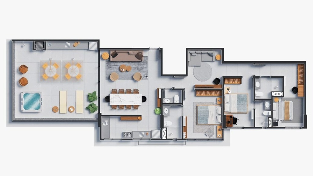OURO BRANCO VI Rua 36 Sul 2 e 3 quartos 70,09 m² a 155,74m² 1 vaga Ac Fin