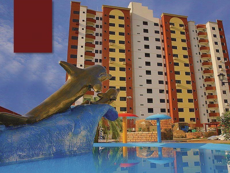 Golden dolphin supreme cota de 3 quartos mobiliado caldas no