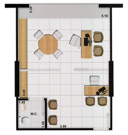 Sala-Conjunto, 80 m² - Foto 21