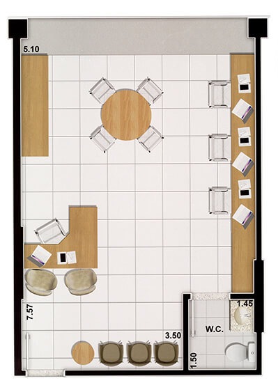Sala-Conjunto, 55 m² - Foto 25