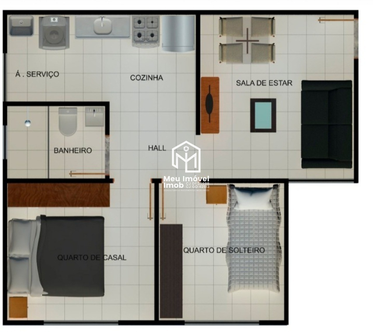 Apartamento, 2 quartos, 44 m² - Foto 20