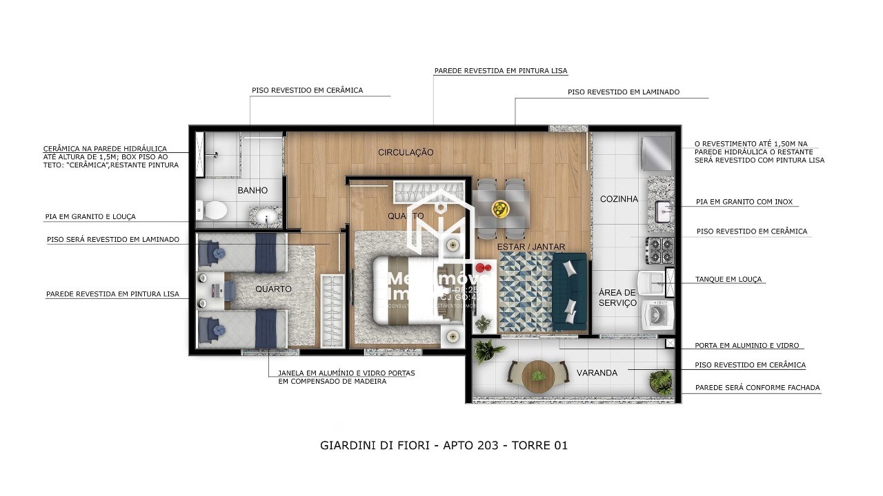 Apartamento, 2 quartos, 53 m² - Foto 14