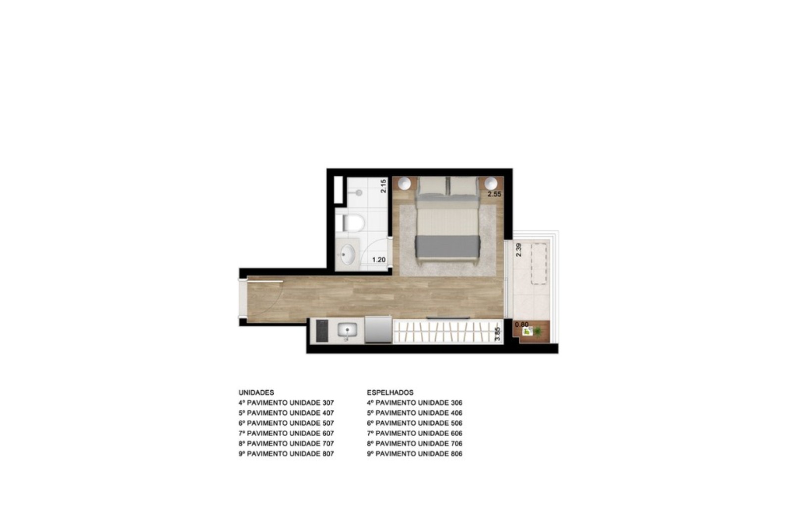 Apartamento, 2 quartos, 45 m² - Foto 11