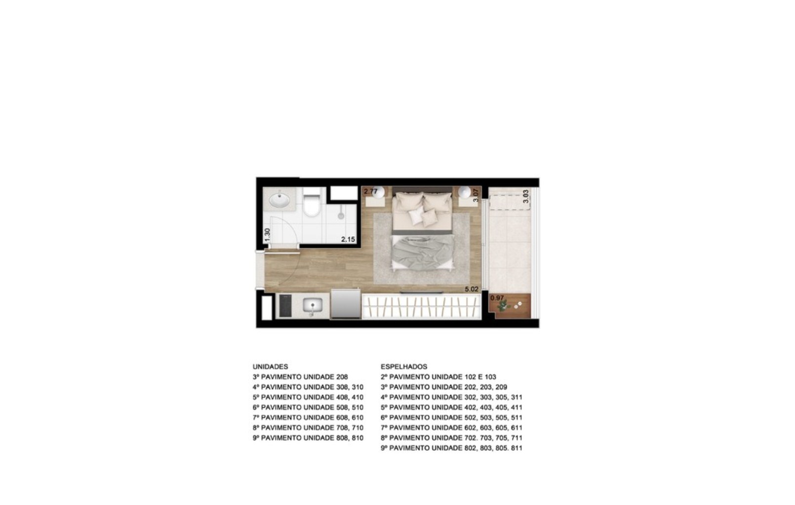 Apartamento, 2 quartos, 48 m² - Foto 10