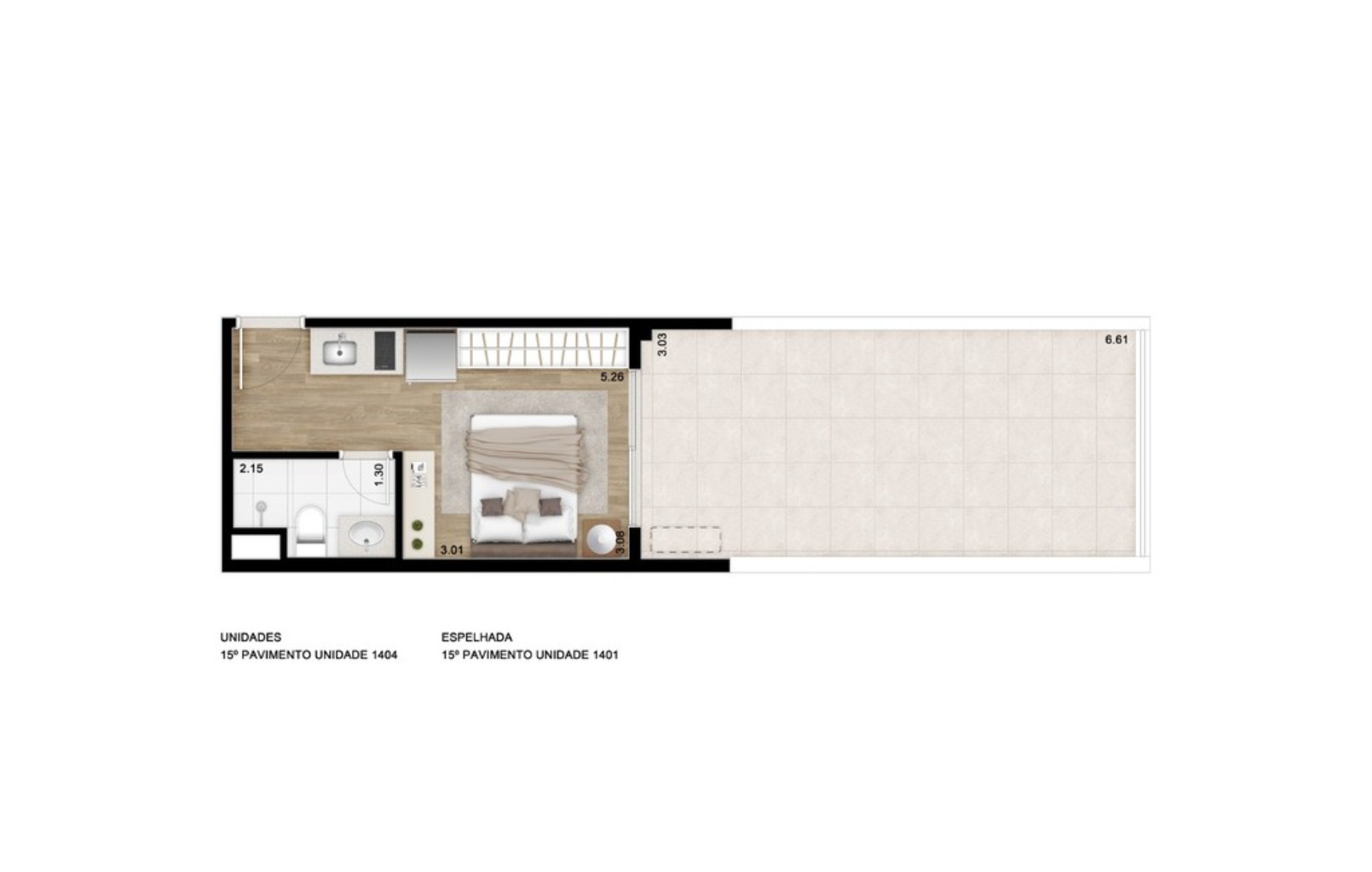 Apartamento, 2 quartos, 48 m² - Foto 14