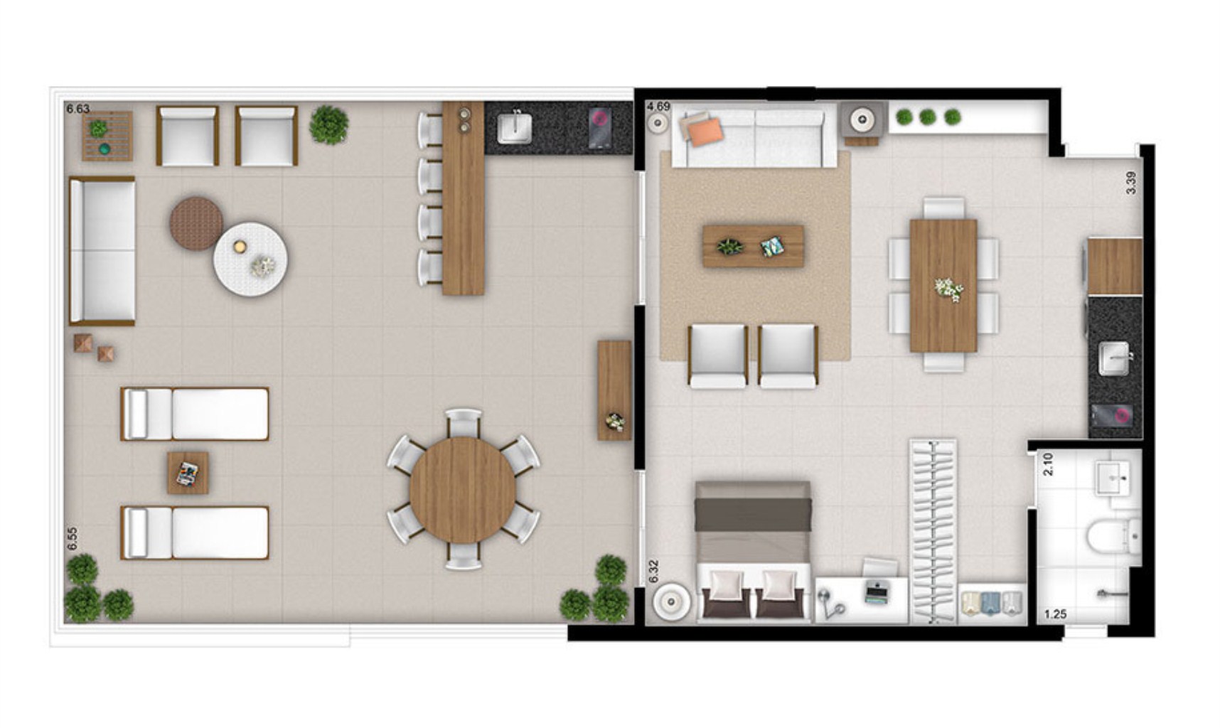 Apartamento, 1 quarto, 30 m² - Foto 14