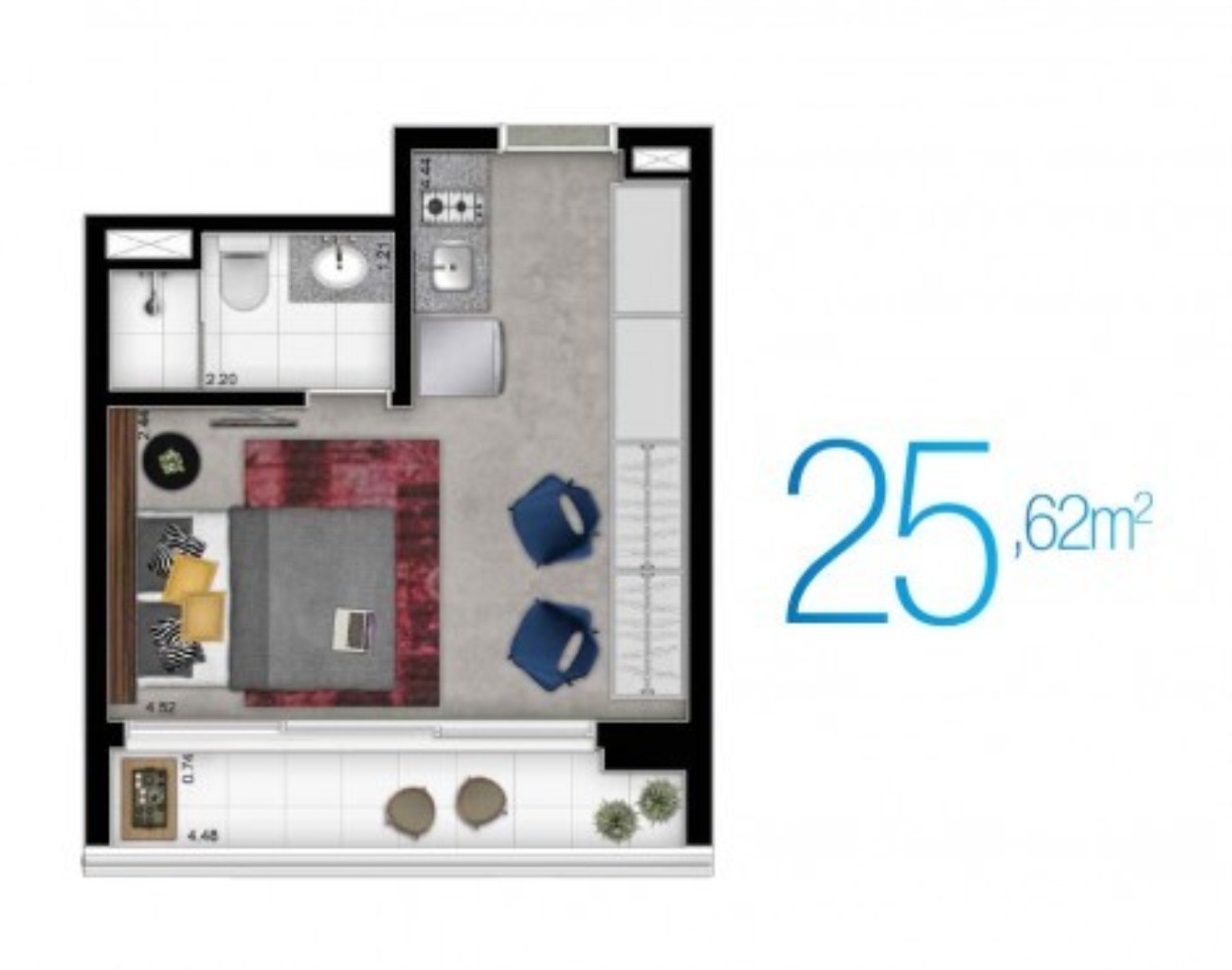 Apartamento, 2 quartos, 54 m² - Foto 14