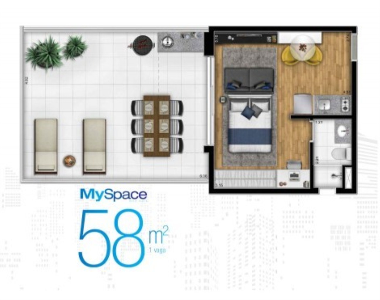 Apartamento, 2 quartos, 54 m² - Foto 19