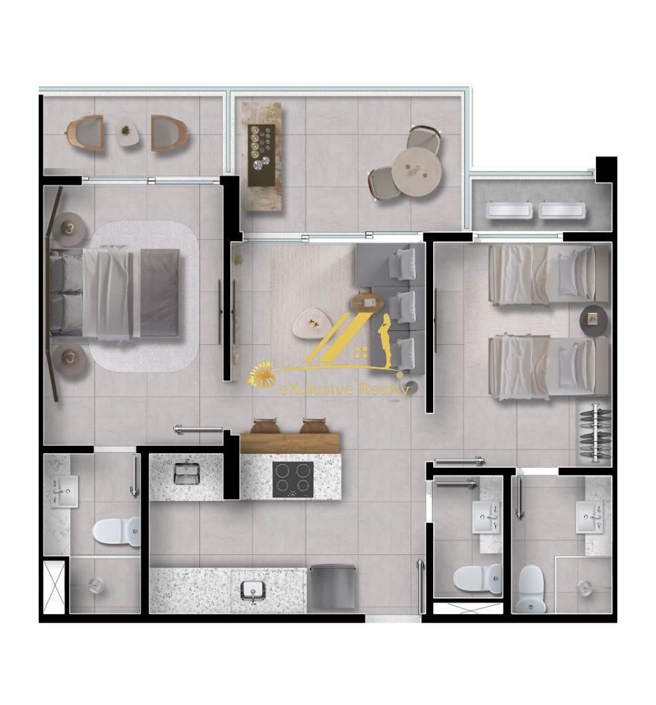 Apartamento, 1 quarto, 35 m² - Foto 4