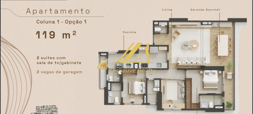 Apartamento, 3 quartos, 119 m² - Foto 24