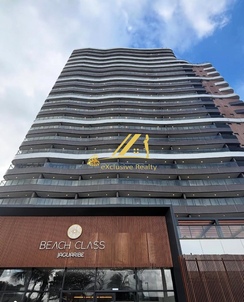 Beach Class Jaguaribe. Apartamento 2 suítes na orla de Jaguaribe, literalmente vista mar! Infraestrutura de lazer sensacional!