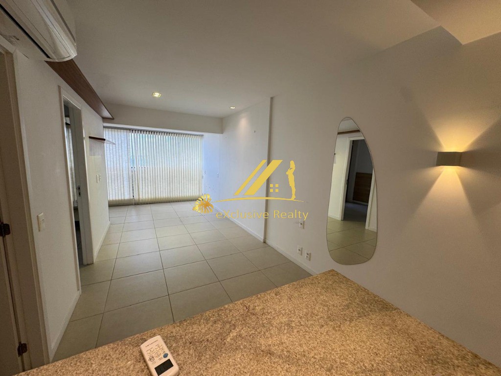 Jazz Residencial Graça. Quarto e sala com lavabo, 50m², ampla varanda com 9,73 m², para aluguel. 1 vaga de garagem. Andar alto com vista mar!