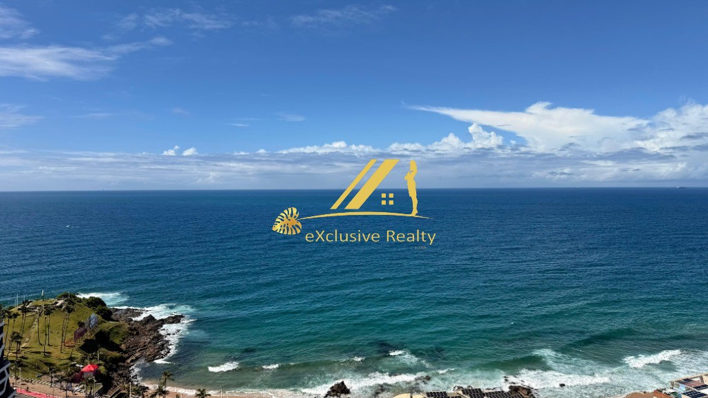 Barra Signature: Apartamento quarto e sala, 36m2, andar super alto com vista permanente para o mar, bem para o Farol da Barra. A 400m da praia. 1 vaga