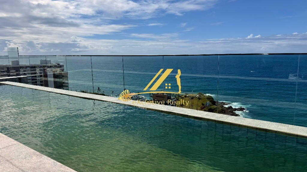 Barra Signature: Apartamento quarto e sala, 36m2, andar super alto com vista permanente para o mar, bem para o Farol da Barra. A 400m da praia. 1 vaga