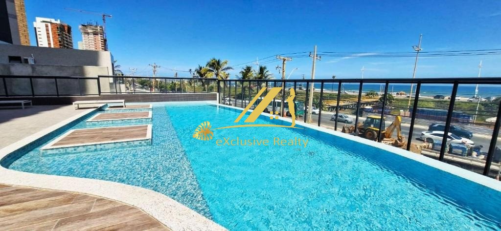 Beach Class Jaguaribe. Apartamento 2 suítes na orla de Jaguaribe, literalmente vista mar! Infraestrutura de lazer sensacional!