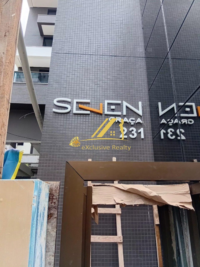 Seven graça, quarto e sala com varanda, 38,87m2 na graça! na