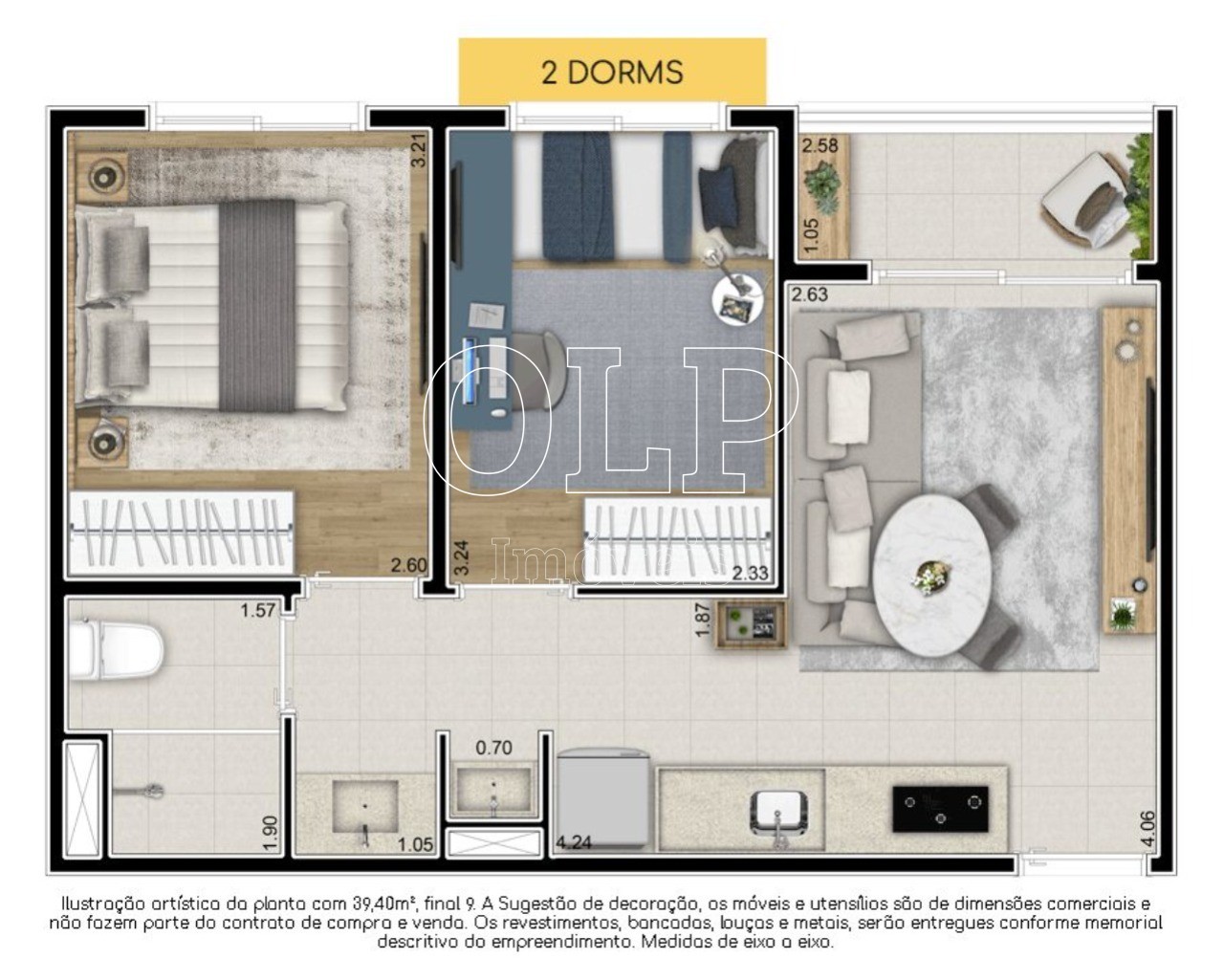 Apartamento, 2 quartos, 39 m² - Foto 36