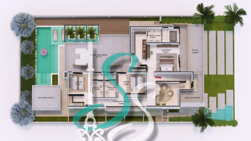 Casa, 3 quartos, 300 m² - Foto 2
