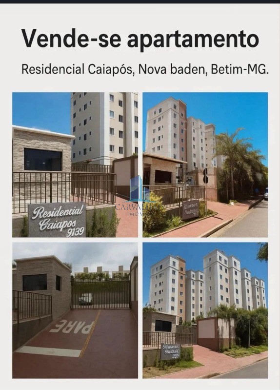 Apartamento à venda em betim-mg, laranjeiras: 2 quartos, 1 b
